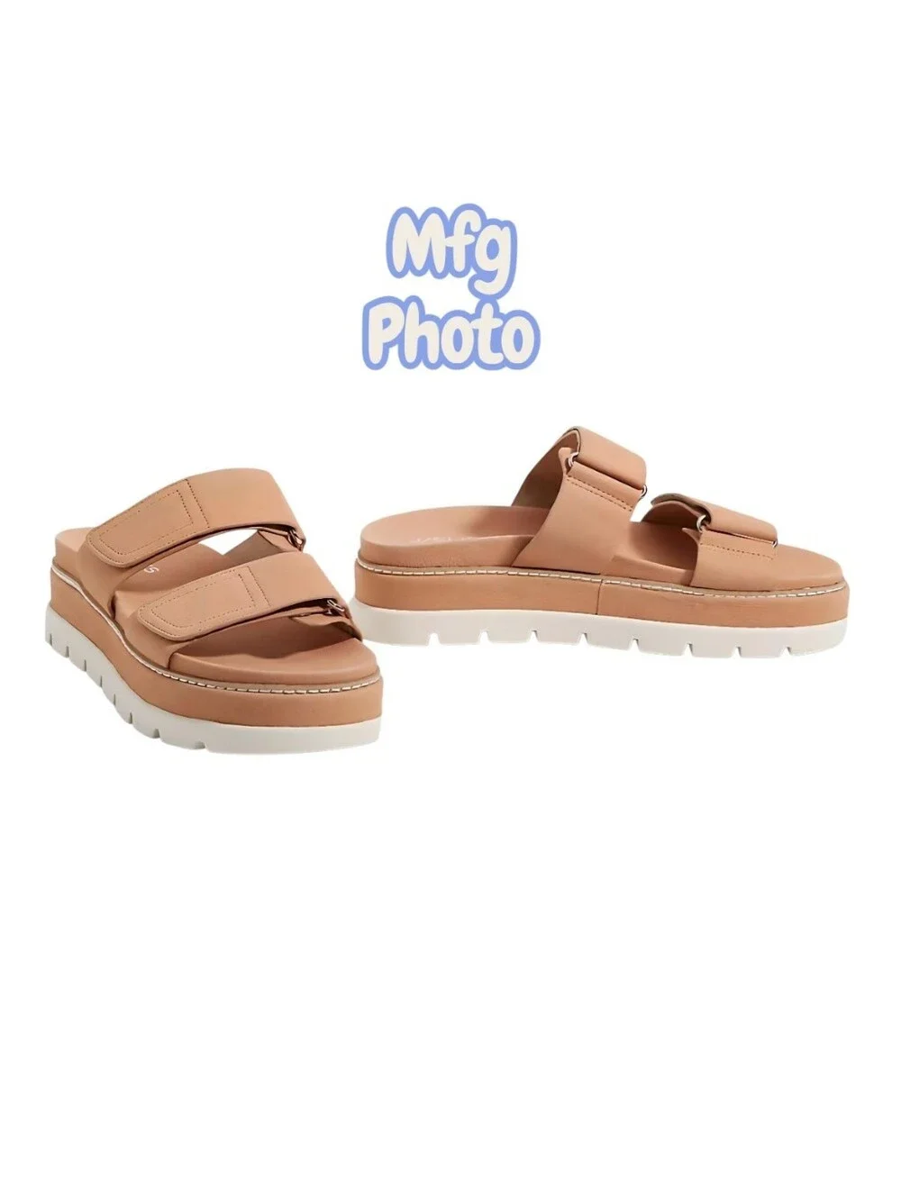 J/Slides Double Strap Sport Sandals, Womens 9 - Picture 1 of 9
